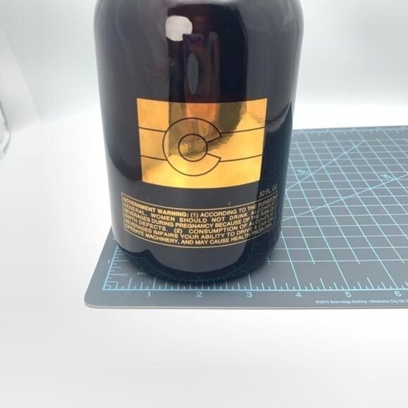 Glass Jug for Beer or Beverage Colorado Flag from Golden, CO Size 32 oz. - Picture 3 of 6